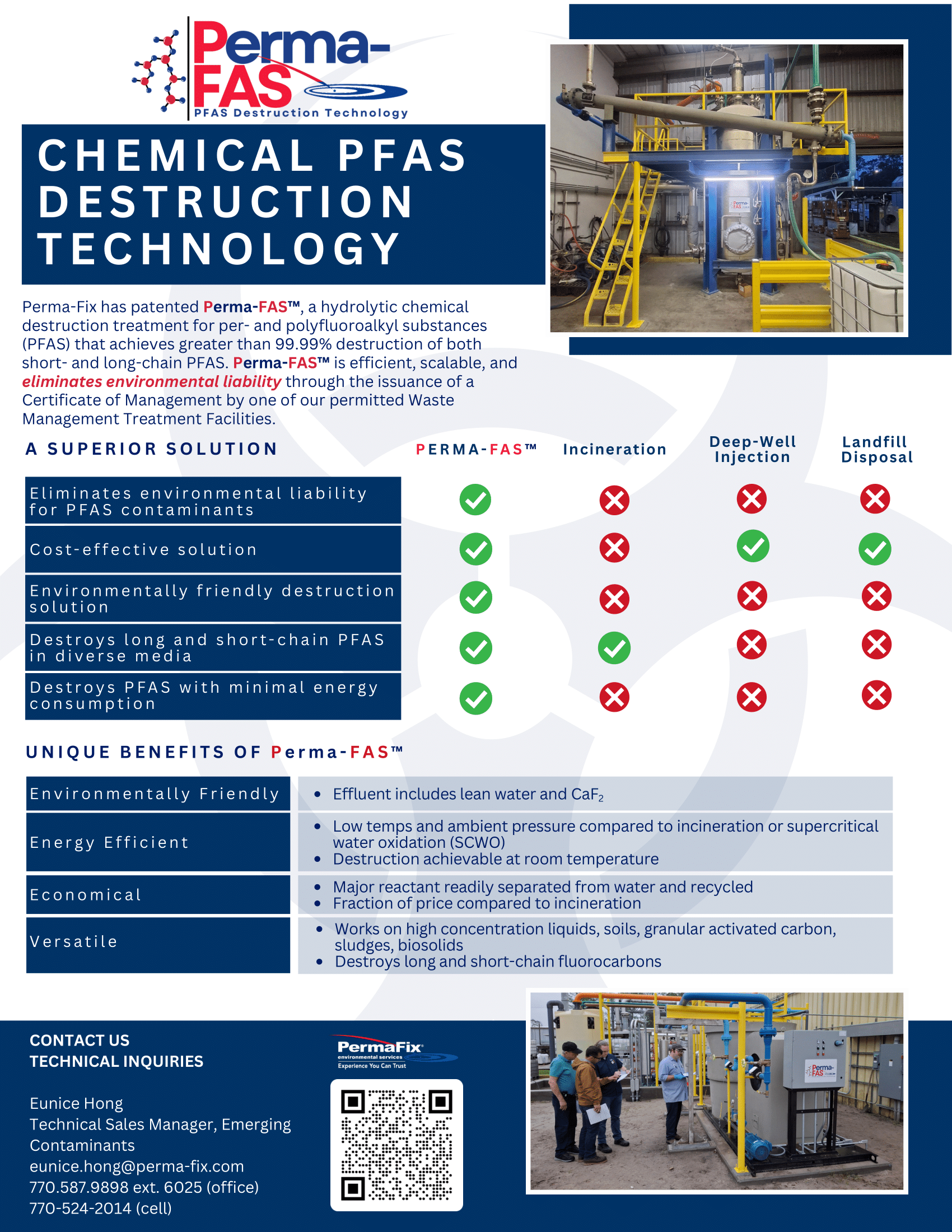 Chemical Destruction Tech PFAS-1